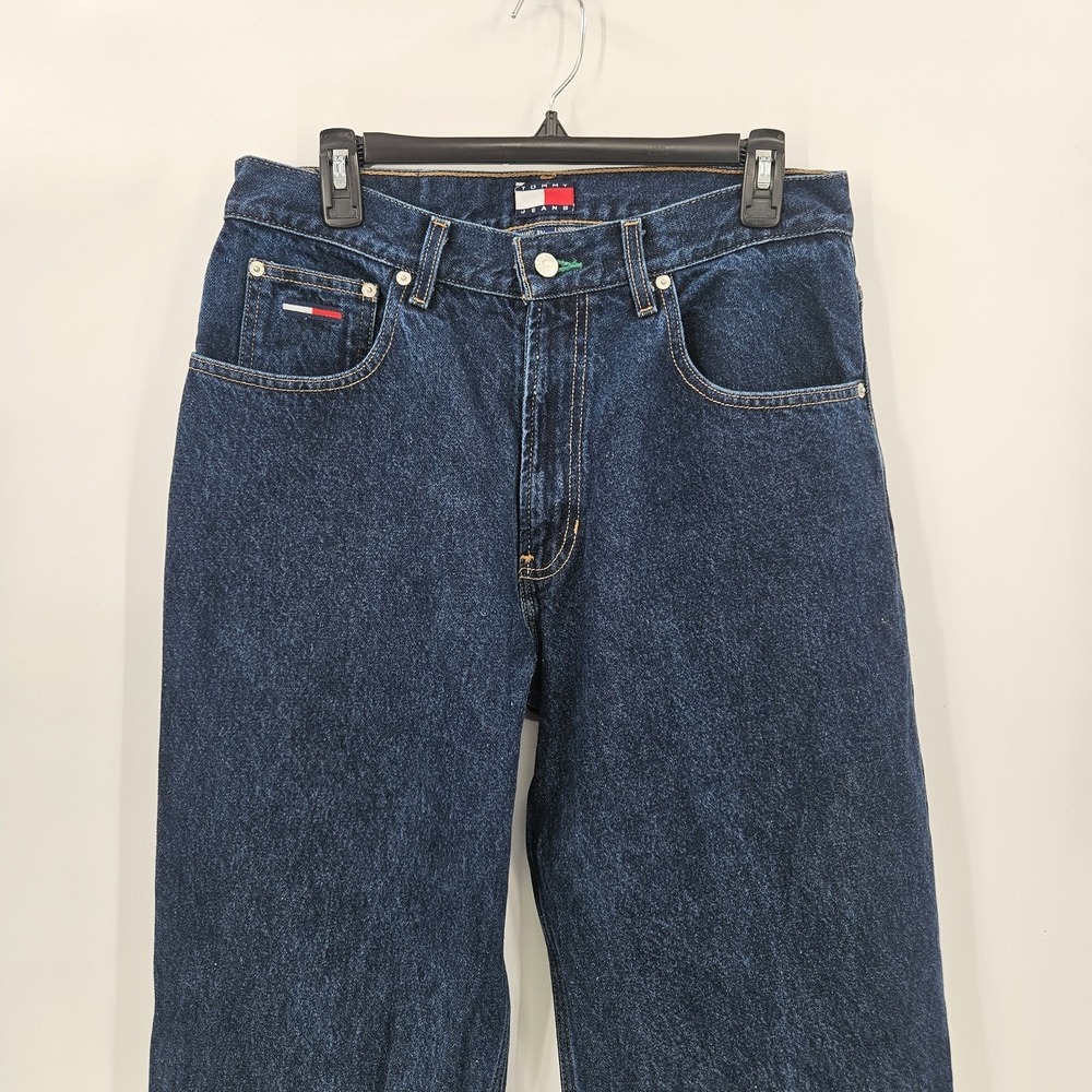 Tommy Hilfiger Jeans Men 32x33 Relaxed Fit Straight Leg Denim VTG - Picture 2 of 11